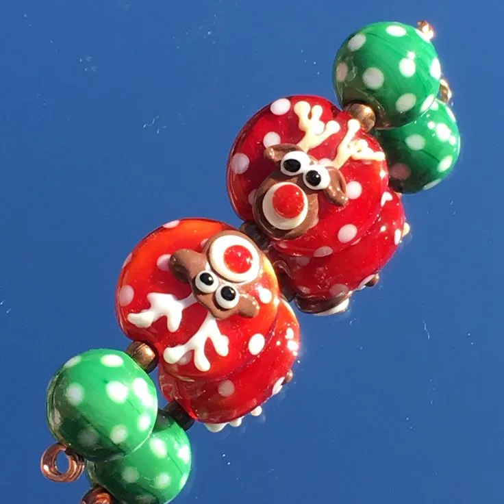 Lampwork Bead Archive No. 03, original archive photograph of handmade glasswork by Ann Wierbinski