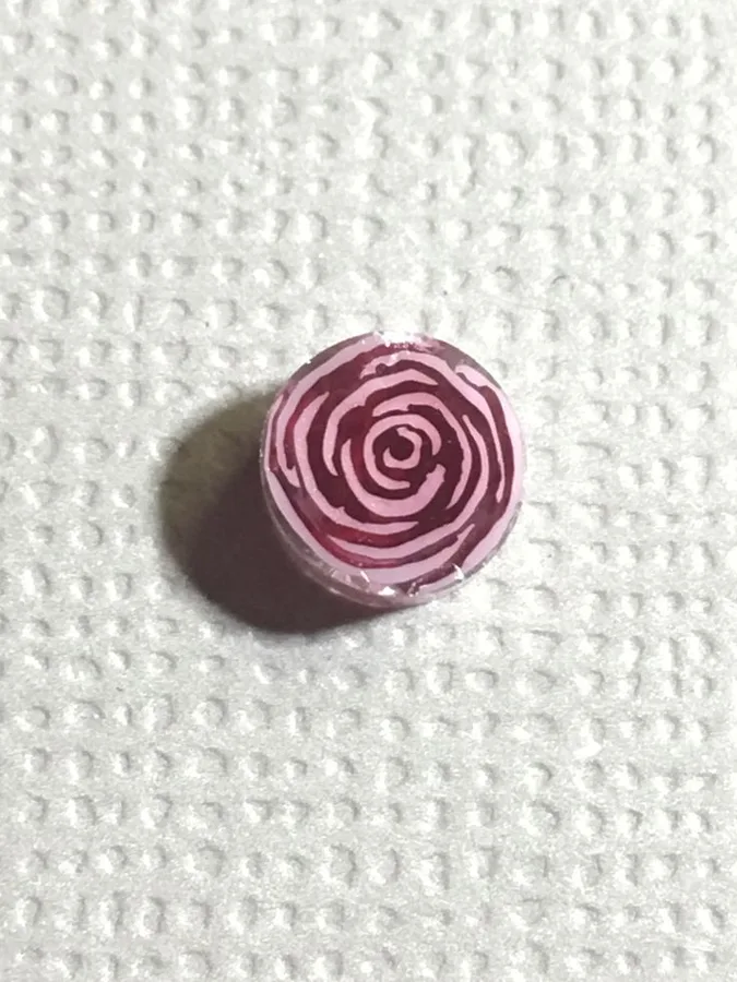 Purple Spiral, original archive photograph of handmade glasswork by Ann Wierbinski